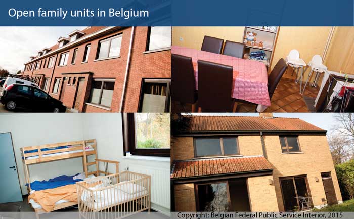 Open family units in Belgium used as an alternative to detention