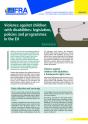 Violence against children with disabilities: legislation, policies and programmes in the EU - Summary