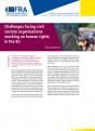 Challenges facing civil society organisations working on human rights in the EU – Summary