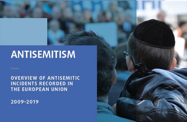 Front cover of FRA antisemitism overview 2020