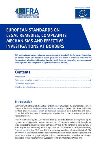 Fundamental rights of refugees, asylum applicants and migrants at