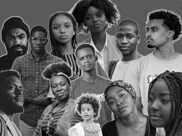 Montage of various Black people.