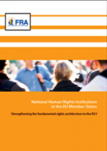 Cover of the National Human Rights Institutions in the EU Member States report