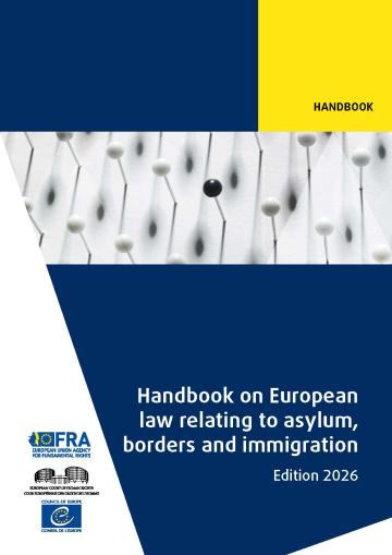 Cover of FRA handbook on asylum 2026