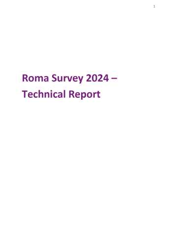 Roma Survey 2024 - Technical Report