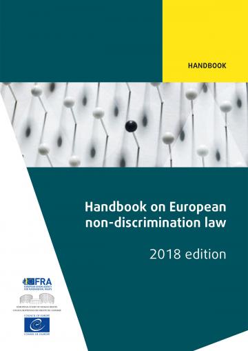 Handbook On European Non Discrimination Law 2018 Edition