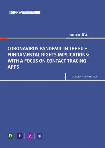 Coronavirus Pandemic In The Eu Fundamental Rights Implications Bulletin 2 European Union Agency For Fundamental Rights
