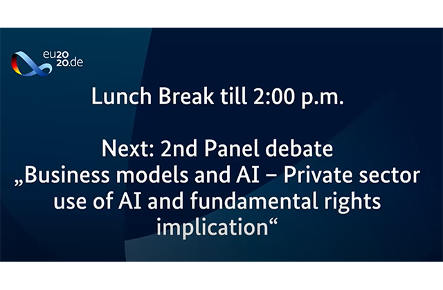 Doing AI the European way – Virtual conference recording – Afternoon session