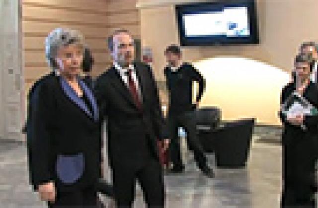 EC Vice President Viviane Reding visits the FRA