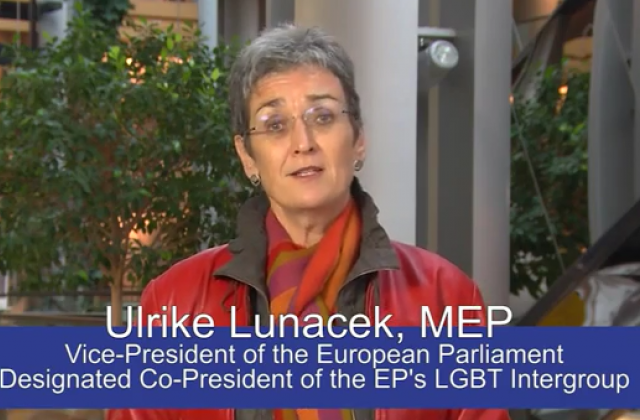 LGBTI event - Video message Ulrike Lunacek