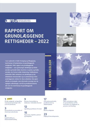 Fundamental Rights Report 2022 FRA opinions cover page