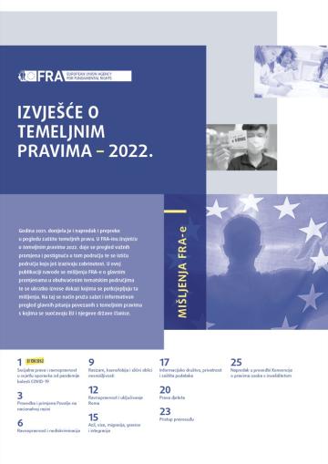 Fundamental Rights Report 2022 FRA opinions cover page