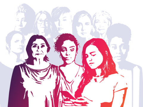 Illustration of diverse women