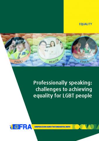 Professionally speaking challenges to achieving equality for LGBT